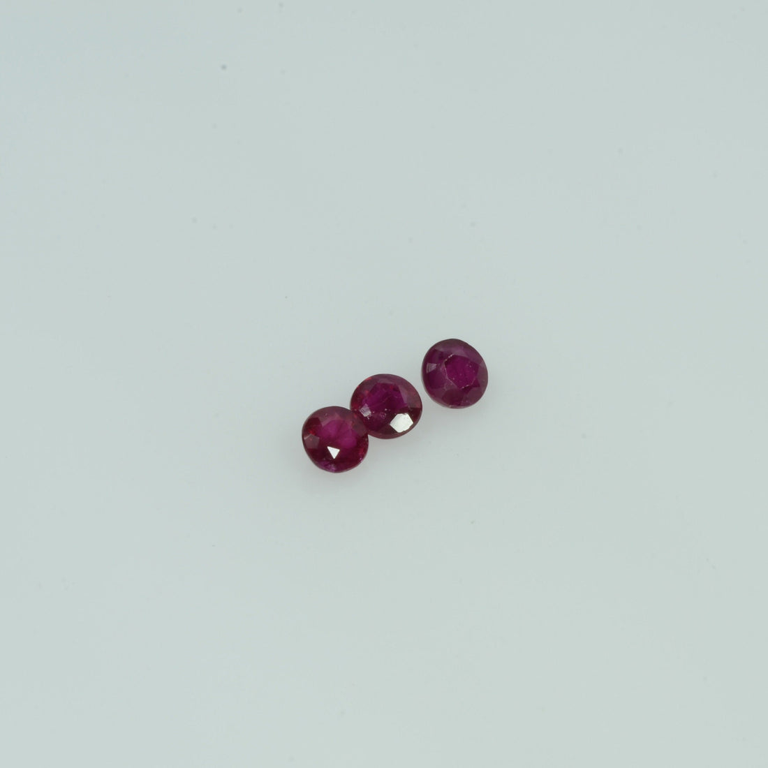 1.3-3.1 mm Natural Ruby Loose Gemstone Round Cut