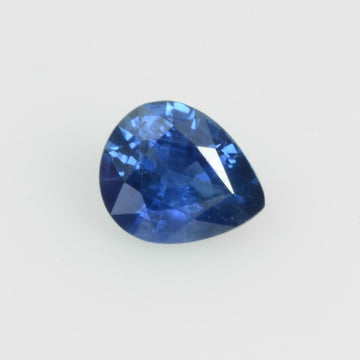 0.64 cts Natural Blue Sapphire Loose Gemstone Pear Cut