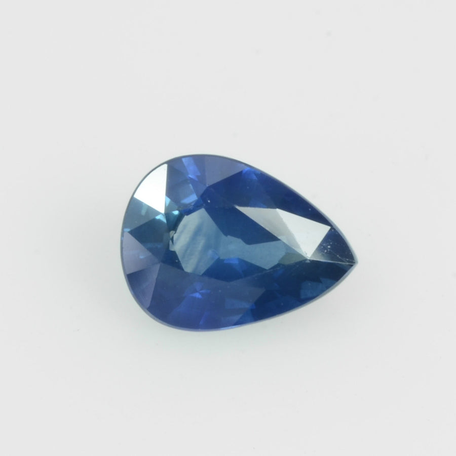 0.67 cts Natural Blue Sapphire Loose Gemstone Pear Cut