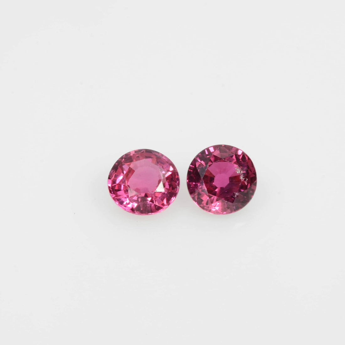 3.9-5.4 mm Natural Ruby Loose Gemstone Round Cut