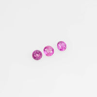 1.8-3.9 mm Natural Ruby Loose Gemstone Round Cut