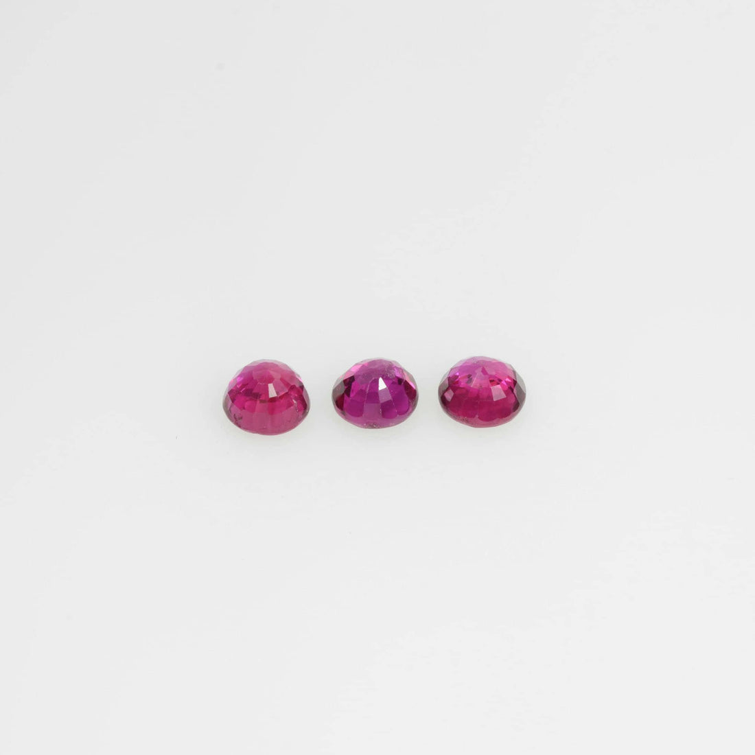 2.6-3.6 mm Natural Ruby Loose Gemstone Round Cut