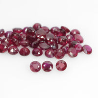 2.1-3.7 mm Natural Ruby Loose Gemstone Round Cut
