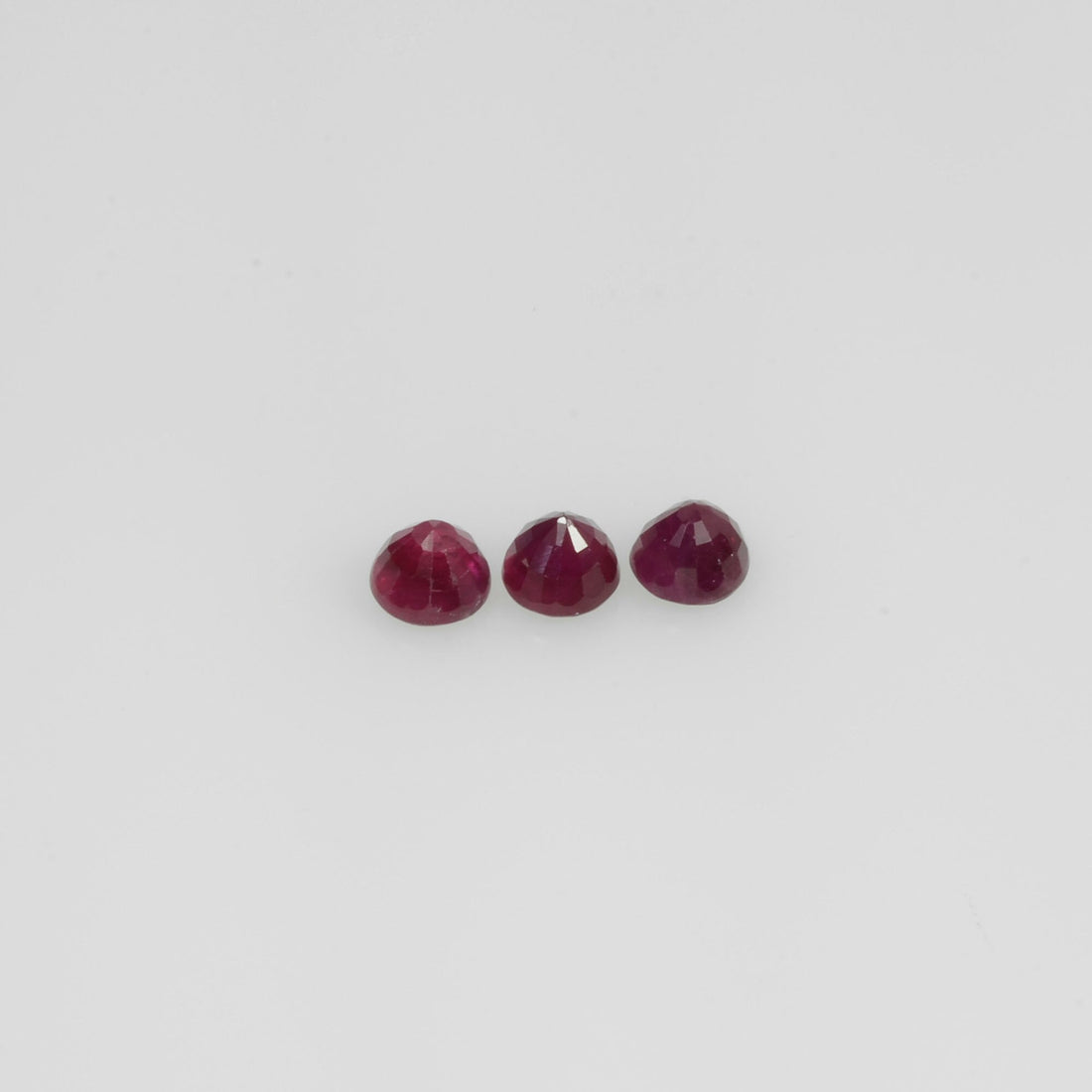 1.8-3.7 mm Natural Ruby Loose Gemstone Round Cut