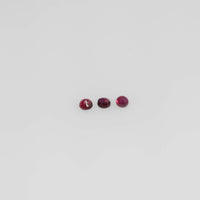 1.4-2.4 mm Natural Ruby Loose Gemstone Round Cut