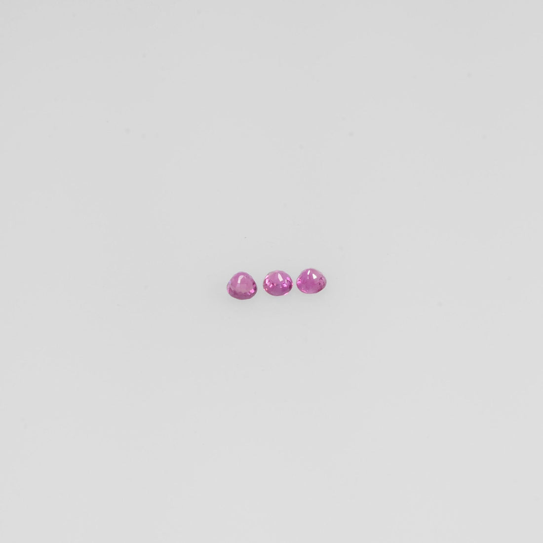 1.1-3.5 mm Natural Ruby Loose Gemstone Round Cut