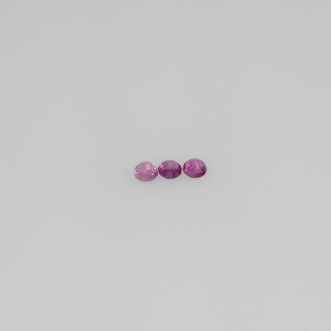 1.1-3.5 mm Natural Ruby Loose Gemstone Round Cut