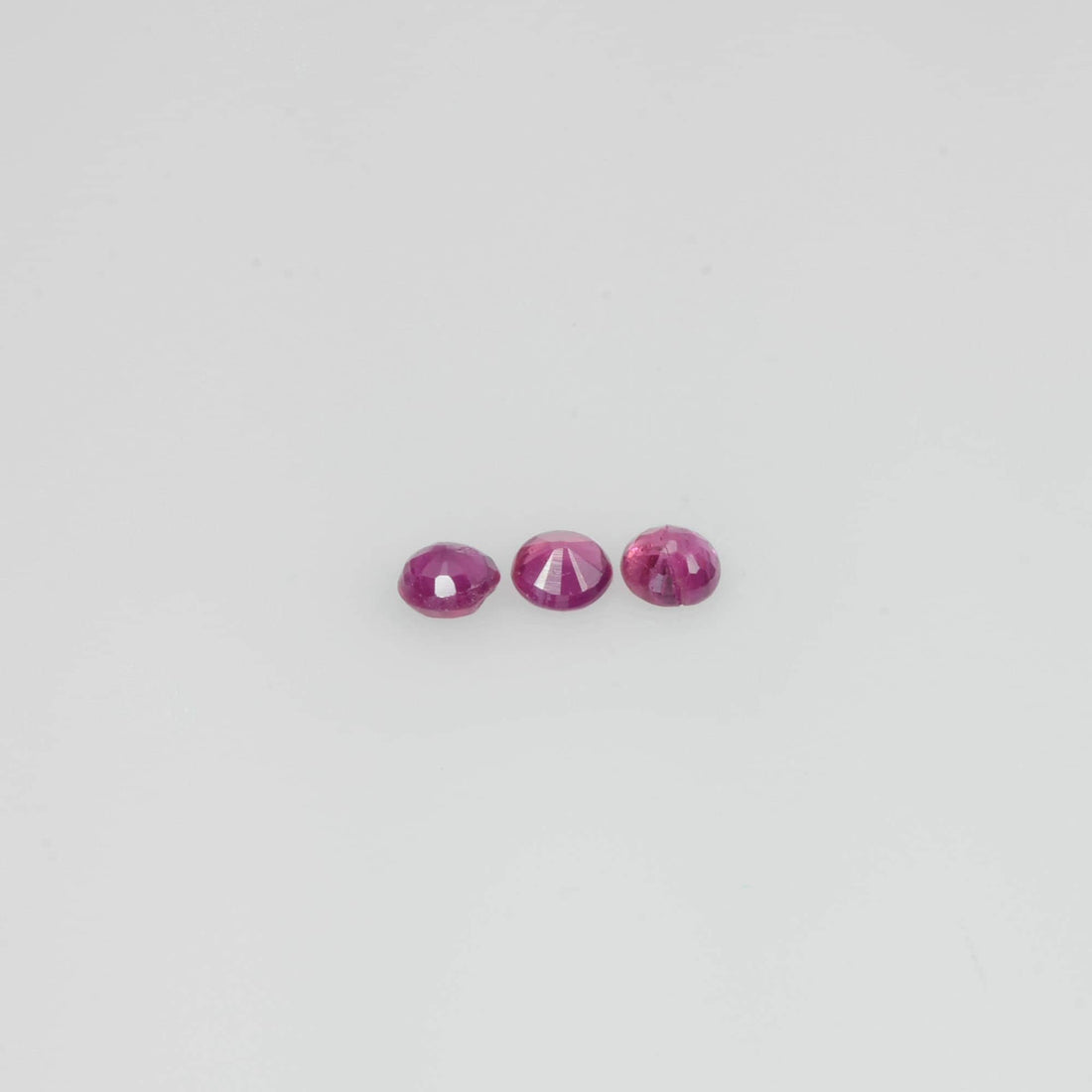 1.6-4.2 mm Natural Ruby Loose Gemstone Round Cut