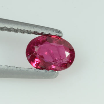 0.75 Cts Natural Burma Ruby Loose Gemstone Oval Cut