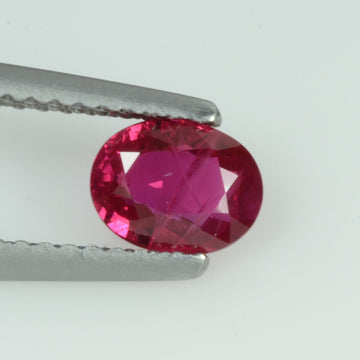 0.87 Cts Natural Burma Ruby Loose Gemstone Oval Cut