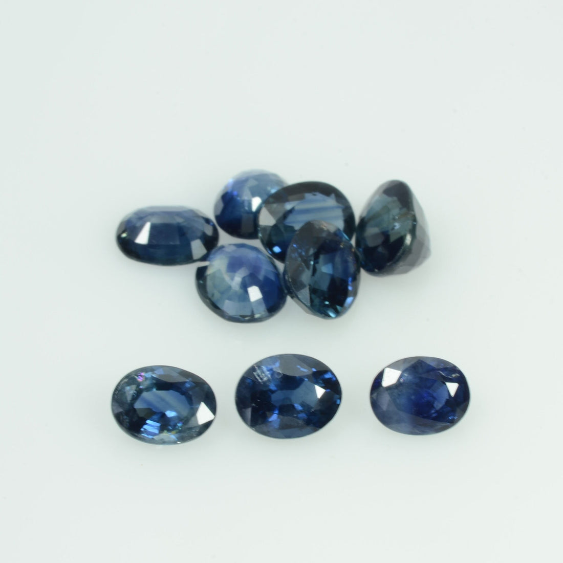 5x4 mm Natural Calibrated Blue Sapphire Loose Gemstone Oval Cut