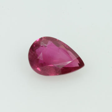 0.73 Cts Natural Ruby Loose Gemstone Pear Cut