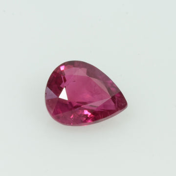 0.70 Cts Natural Ruby Loose Gemstone Pear Cut