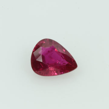 0.50 Cts Natural Ruby Loose Gemstone Pear Cut
