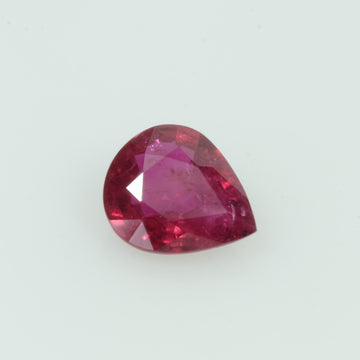 0.48 Cts Natural Ruby Loose Gemstone Pear Cut