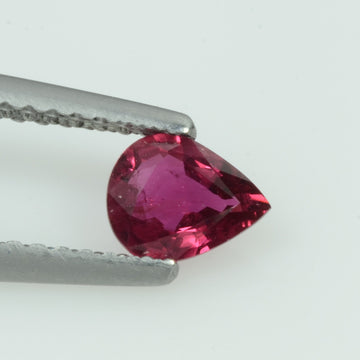 0.47 Cts Natural Ruby Loose Gemstone Pear Cut