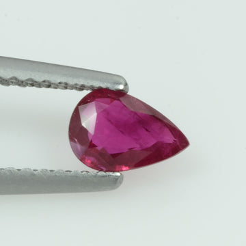 0.42 Cts Natural Ruby Loose Gemstone Pear Cut