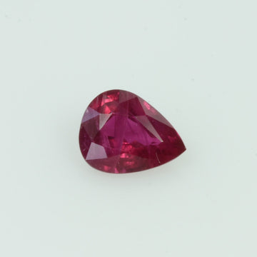 0.36 Cts Natural Ruby Loose Gemstone Pear Cut