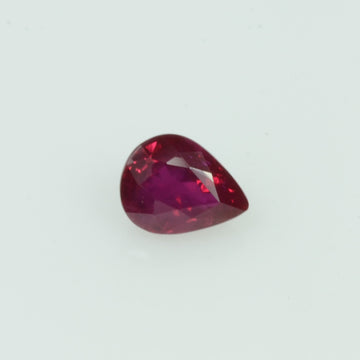 0.33 Cts Natural Ruby Loose Gemstone Pear Cut