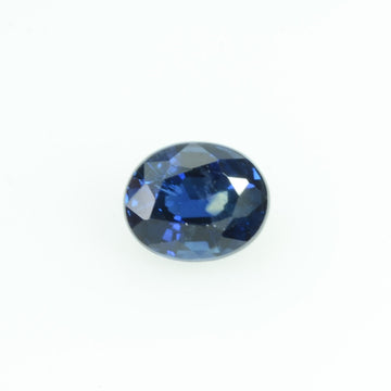 0.49 Cts Natural Blue Sapphire Loose Gemstone Oval Cut