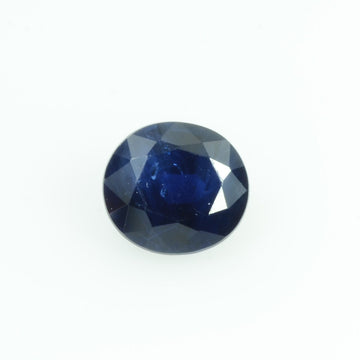 0.60 Cts Natural Blue Sapphire Loose Gemstone Oval Cut