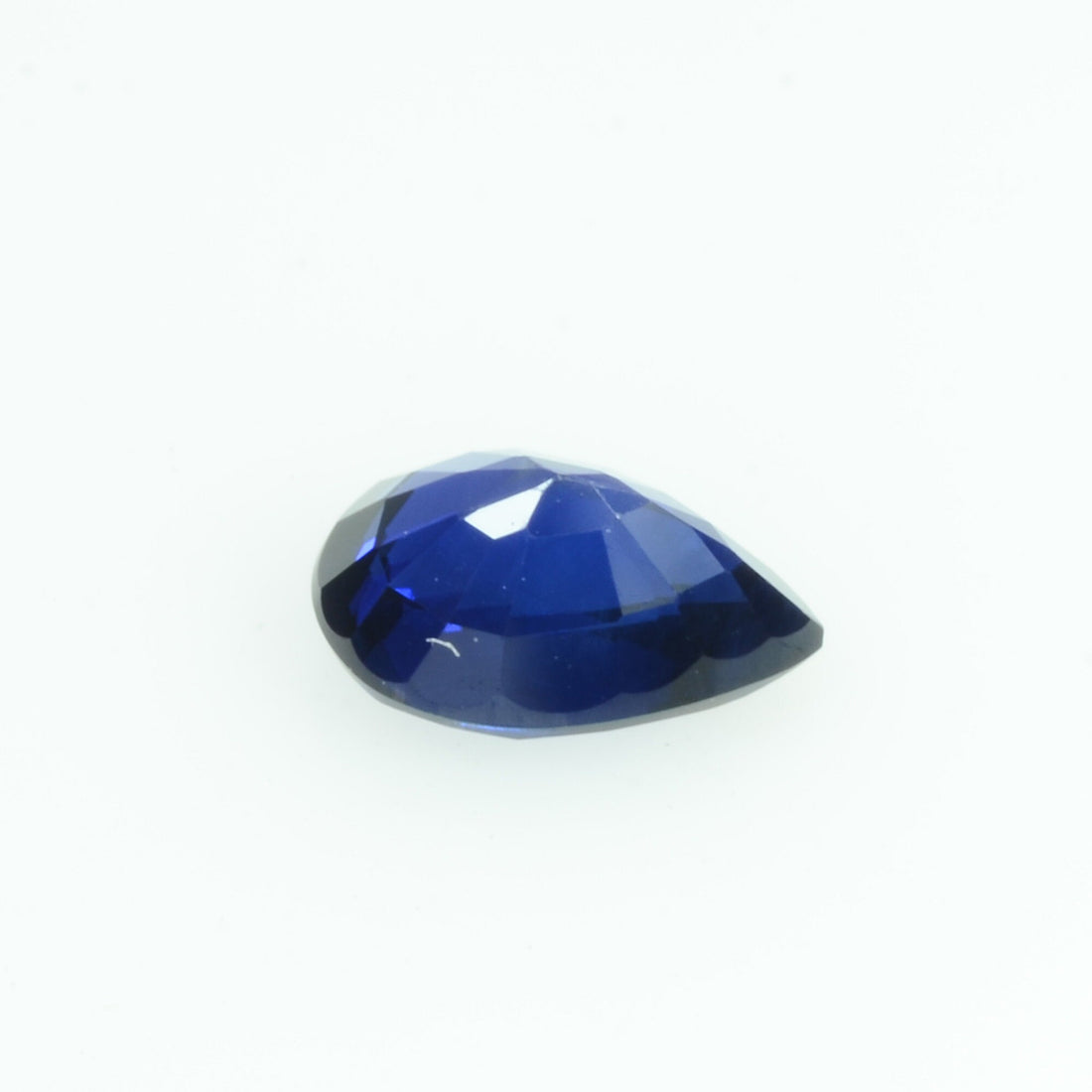 0.58 Cts Natural Blue Sapphire Loose Gemstone Pear Cut
