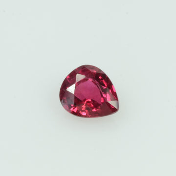 0.32 Cts Natural Ruby Loose Gemstone Pear Cut