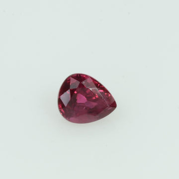 0.33 Cts Natural Ruby Loose Gemstone Pear Cut