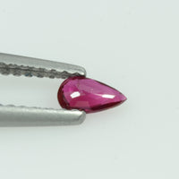 0.17 Cts Natural Ruby Loose Gemstone Pear Cut