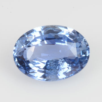 2.05 cts Unheated Natural Blue Sapphire Loose Gemstone Oval Cut Certified