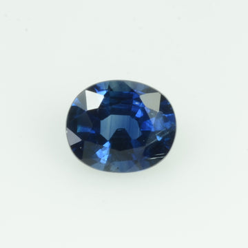 0.75 cts natural blue sapphire loose gemstone Oval cut