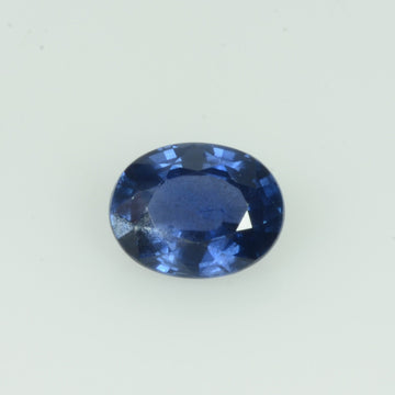 0.65 cts natural blue sapphire loose gemstone Oval cut