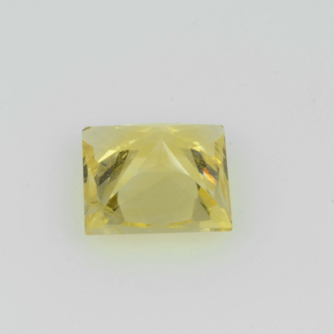1.01 Cts Natural Yellow Sapphire Loose Gemstone Princess Cut