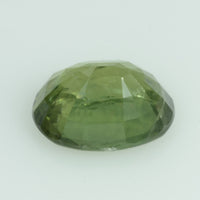 2.56 cts Natural Green Sapphire Loose Gemstone Oval Cut