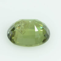 2.61 cts Natural Green Sapphire Loose Gemstone Oval Cut