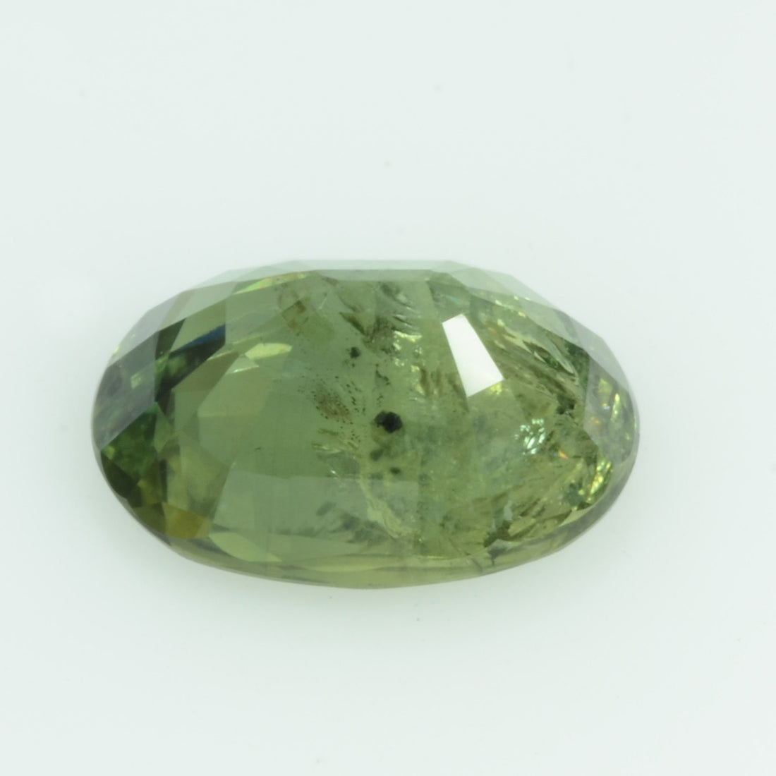 2.19 cts Natural Green Sapphire Loose Gemstone Oval Cut