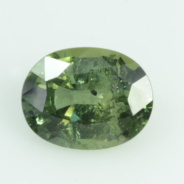 2.19 cts Natural Green Sapphire Loose Gemstone Oval Cut