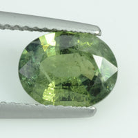 2.03 cts Natural Green Sapphire Loose Gemstone Oval Cut