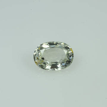 2.42 cts Unheated Natural Yellow Sapphire Loose Gemstone Oval Cut Certified