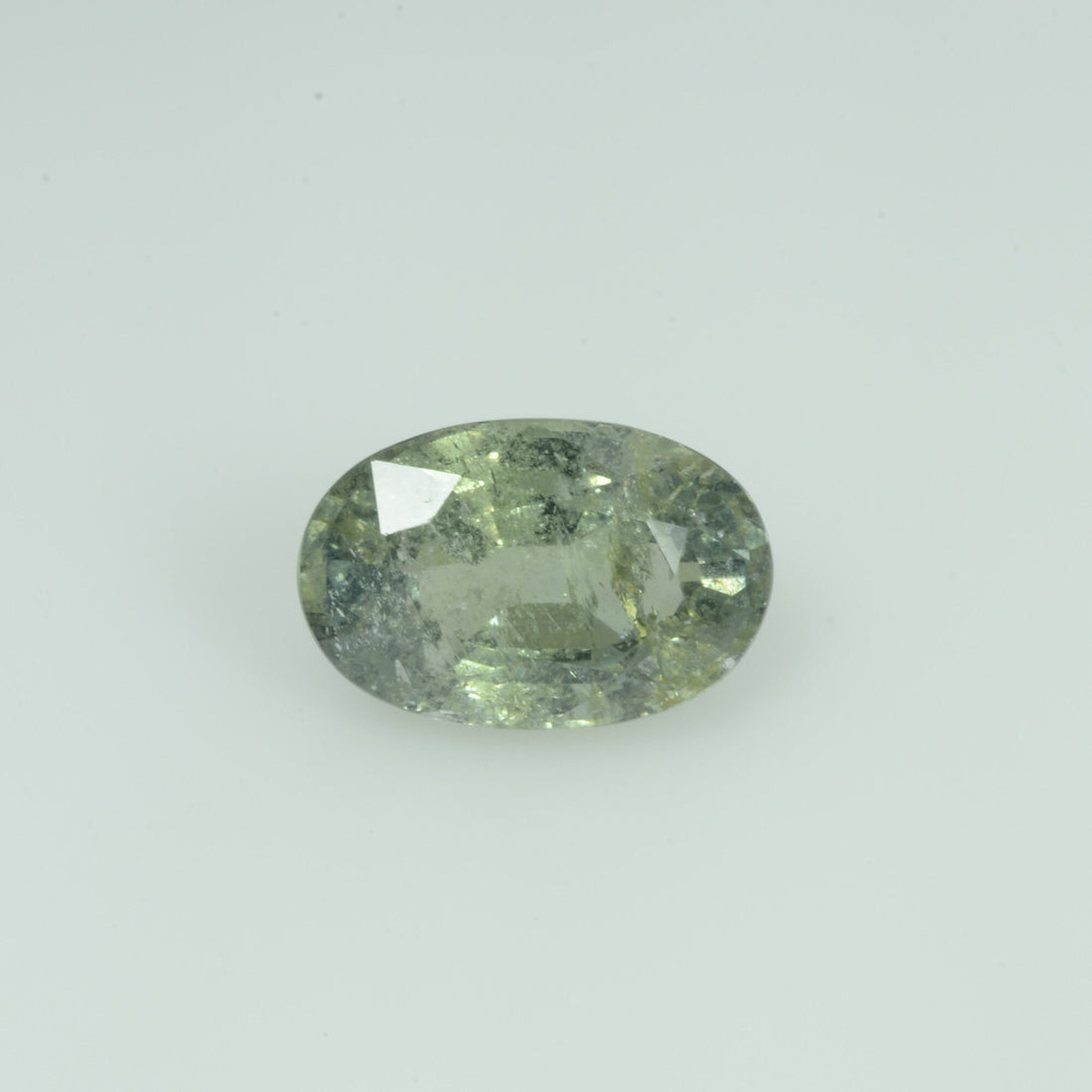 4.54 Cts Natural Green Sapphire Loose Gemstone Oval Cut