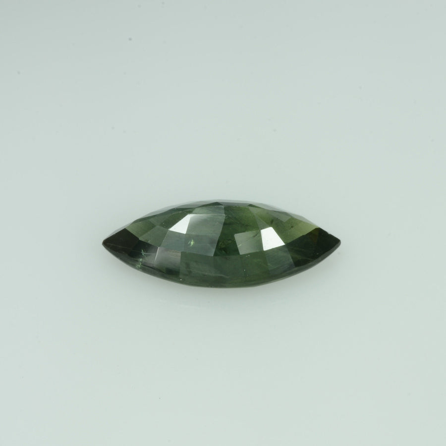 3.35 Cts Natural Green Sapphire Loose Gemstone Marquise Cut