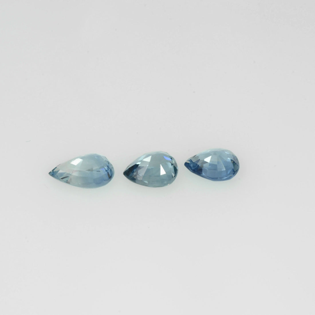 6x4 mm Natural Calibrated Blue Sapphire Loose Gemstone Pear Cut