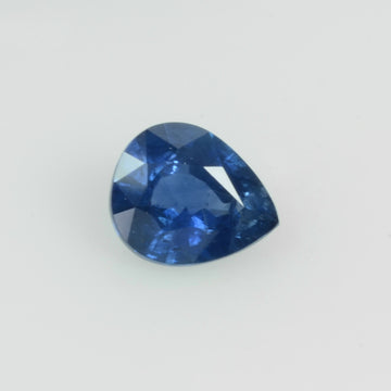 0.51 cts Natural Blue Sapphire Loose Gemstone Pear Cut