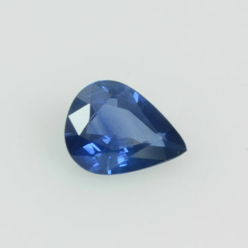 0.52 cts Natural Blue Sapphire Loose Gemstone Pear Cut