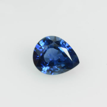 0.57 cts Natural Blue Sapphire Loose Gemstone Pear Cut