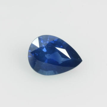 0.61 cts Natural Blue Sapphire Loose Gemstone Pear Cut
