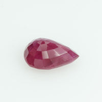 0.91 Cts Natural Burma Ruby Loose Gemstone Pear Cut