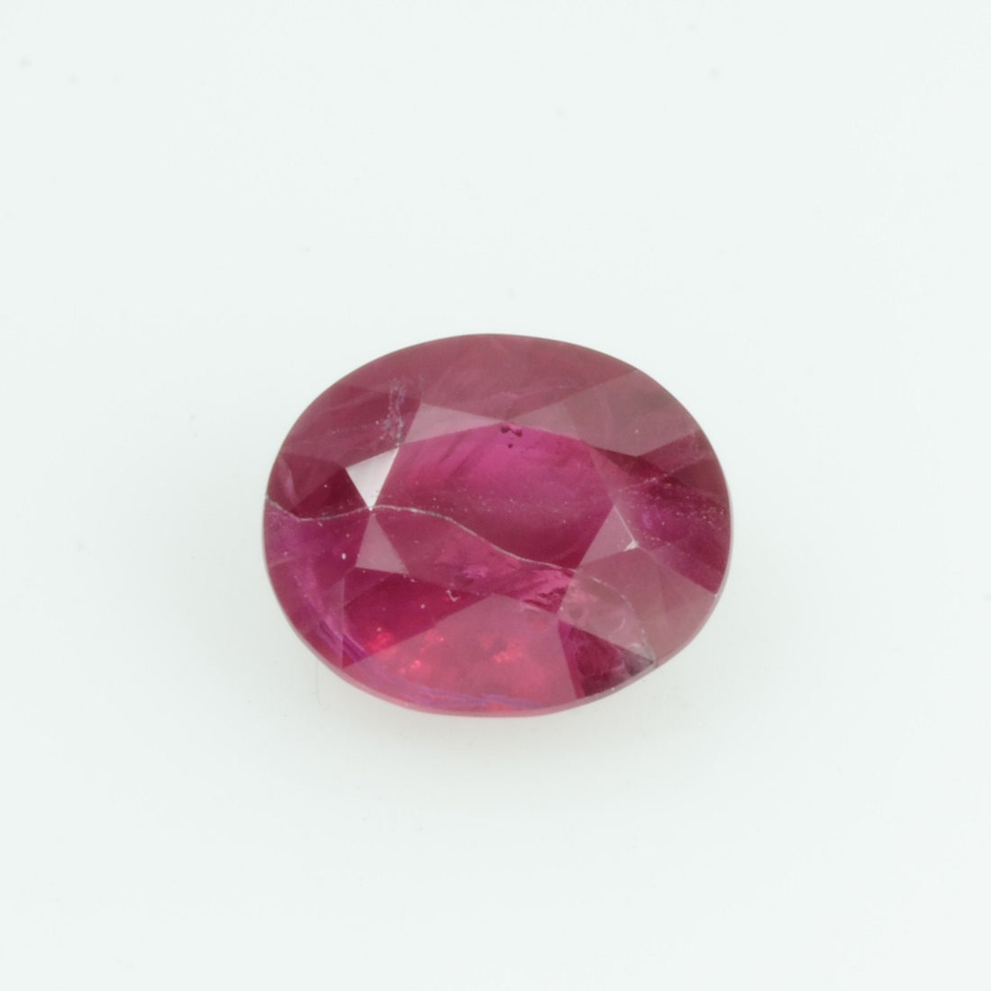 0.81 Cts Natural Burma Ruby Loose Gemstone Oval Cut