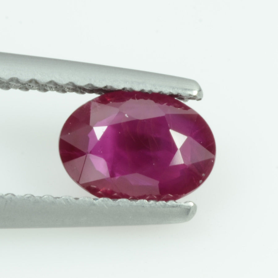 0.95 Cts Natural Burma Ruby Loose Gemstone Oval Cut