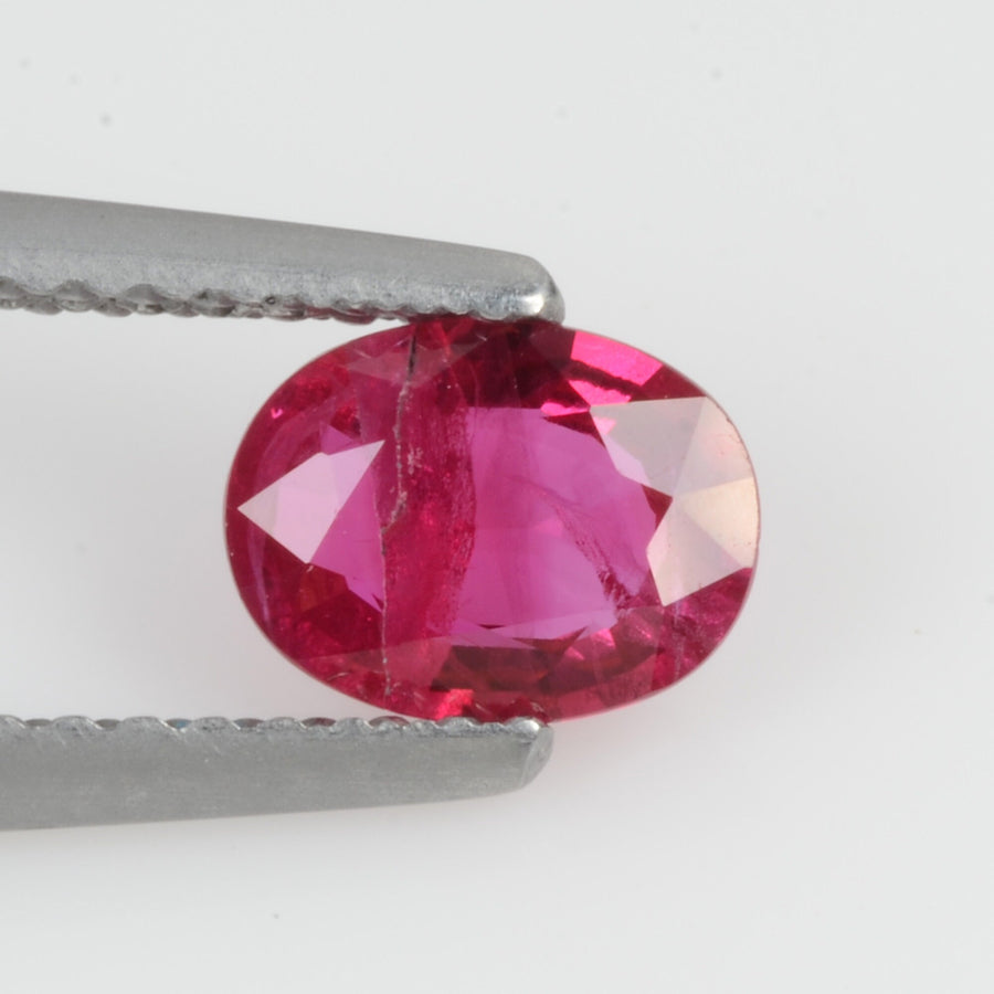 0.68 Cts Natural Ruby Loose Gemstone Oval Cut